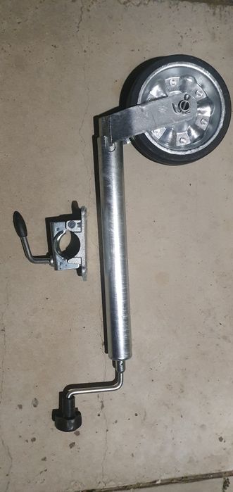 Опорне колесо причепа з хомутом 300 кг. Knott