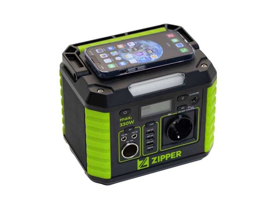 Портативна зарядна станція Zipper ZI-PS330 (Екофлоу) пауербанк зарядка
