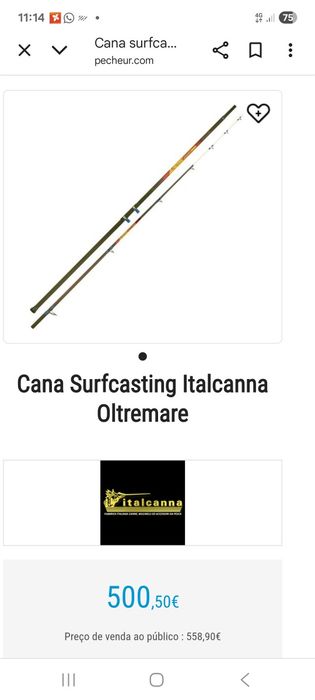 Cana de Pesca Mar