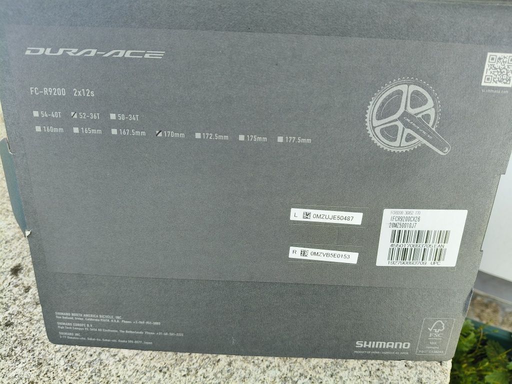 Pedaleiro Dura Ace 9200