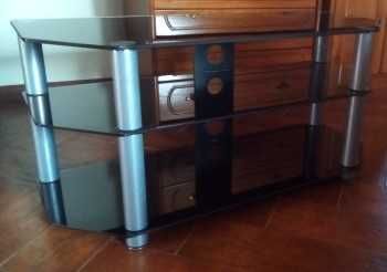 Mesa tv em vidro