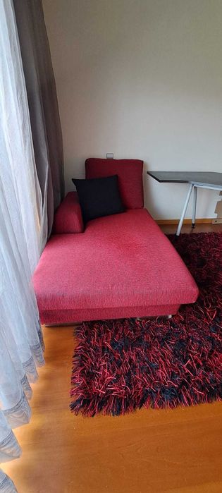 Conjunto de Secretária Escritório e Chaiselong - Excelente Estado