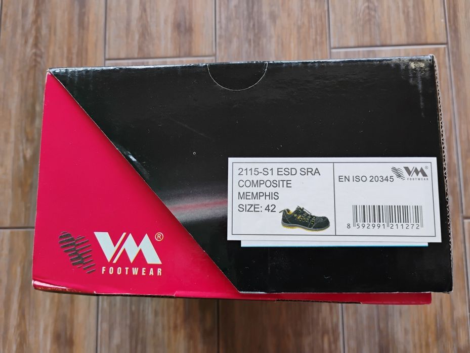 Buty ochronne VM Memphis r.42, nowe