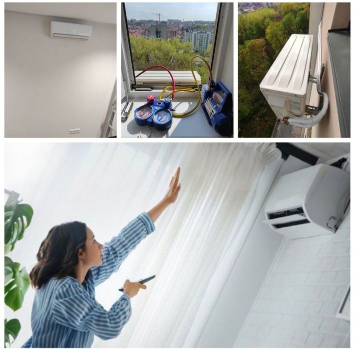 Кондиціонери Продаж Монтаж Сервіс Без посередників з Гарантією