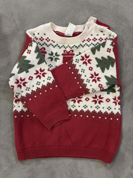 Різдвяний дитячий светр H&M 80р.