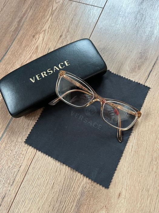 Versace oprawki do okularów korekcyjnych | Etui oraz szmatka GRATIS