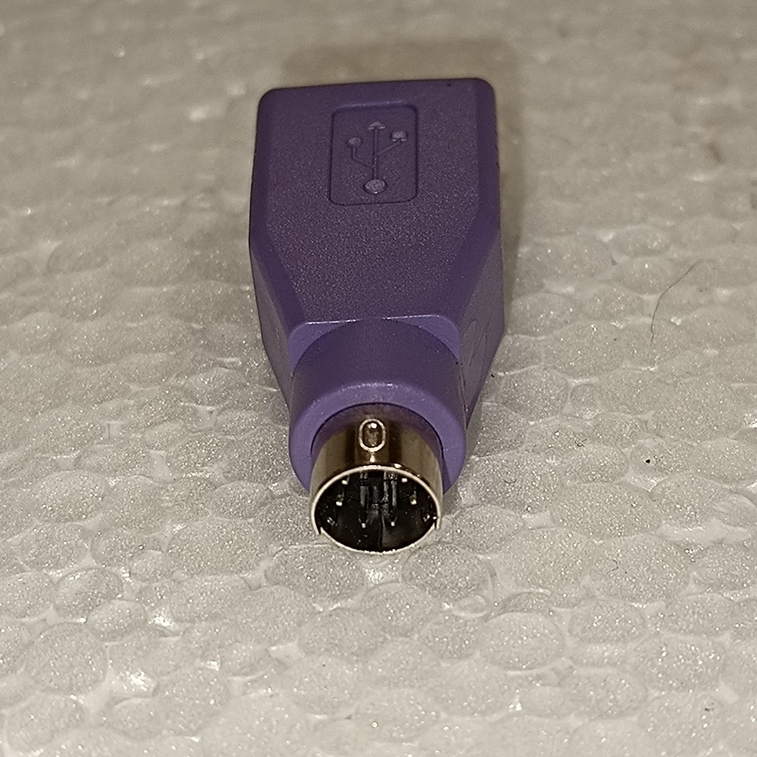 Adaptador Conversor PS/2 PS2 Macho para USB Fêmea para PC