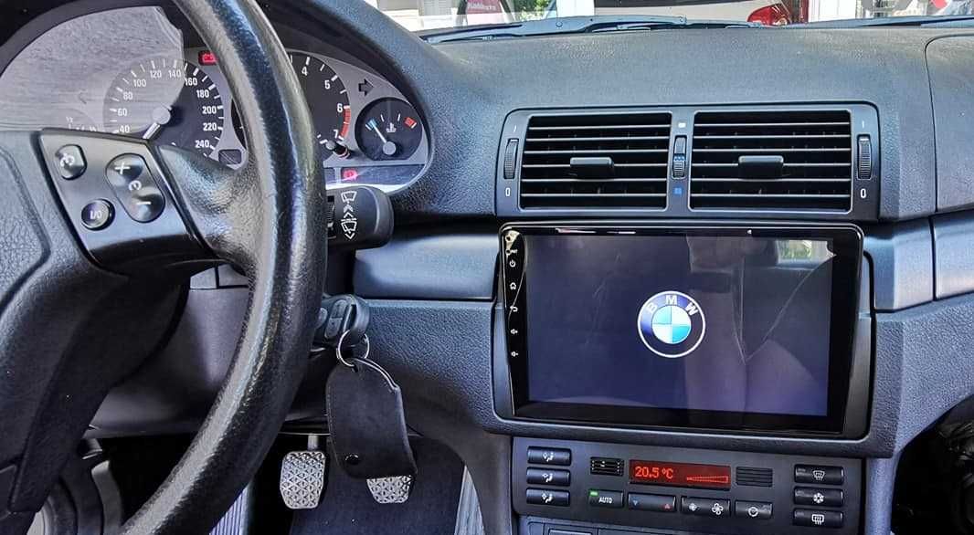 (NOVO) Rádio 2DIN 9" BMW E46 • Android [4+32GB] • 320 318 Serie 3