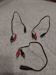 Cinch jack kable 3 sztuki