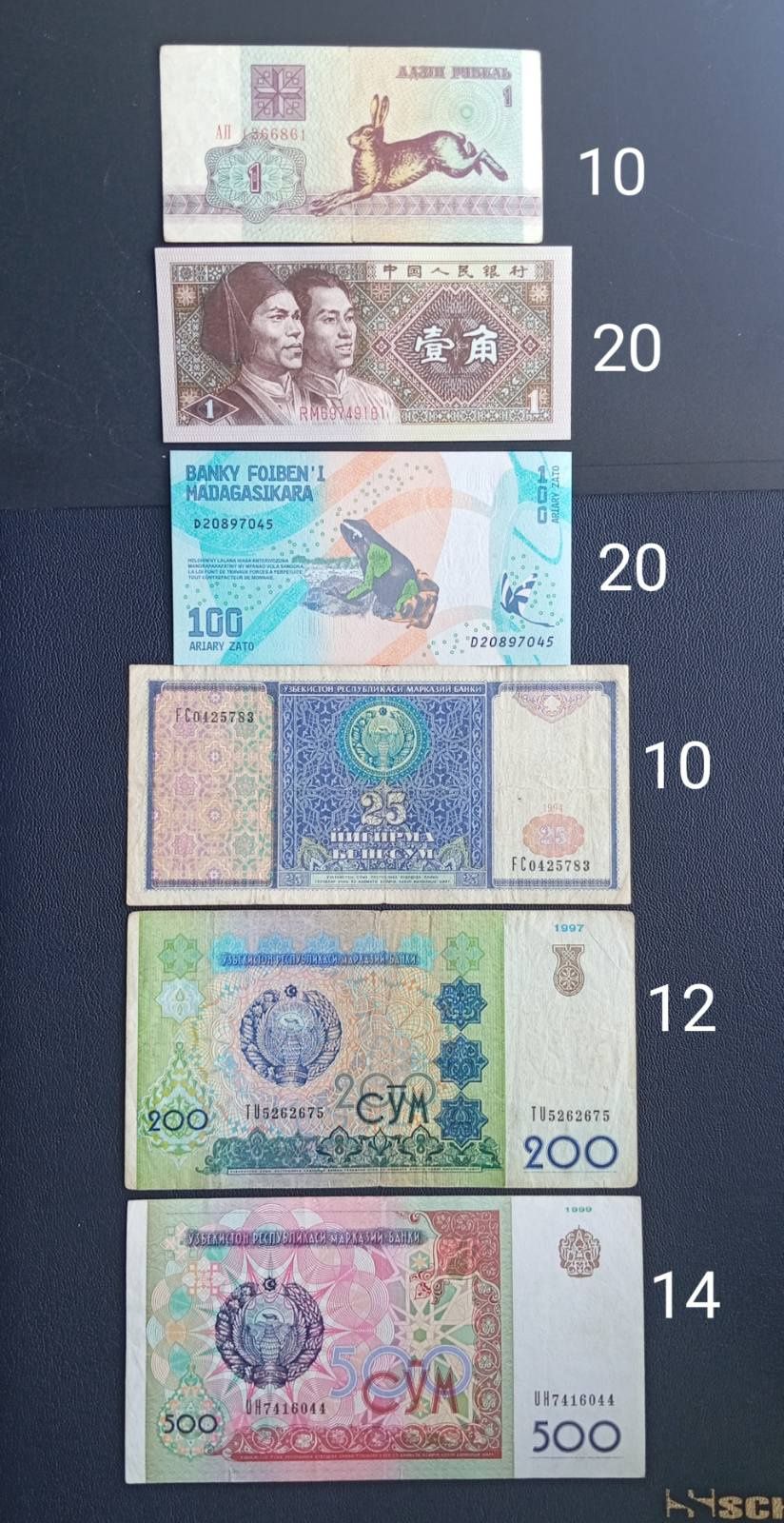 Банкноти різні #2