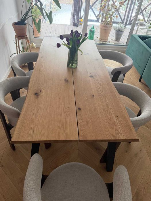 STÓŁ DO JADALNI Z DOSTAWKAMI 90x200 po rozł.90x290