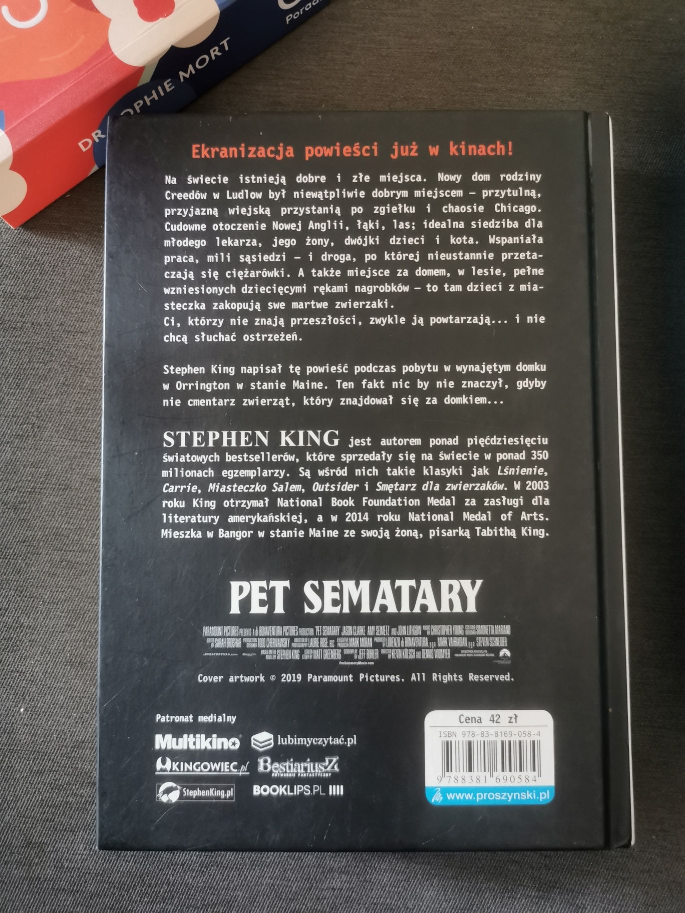 Smętarz dla zwierzaków Stephen King