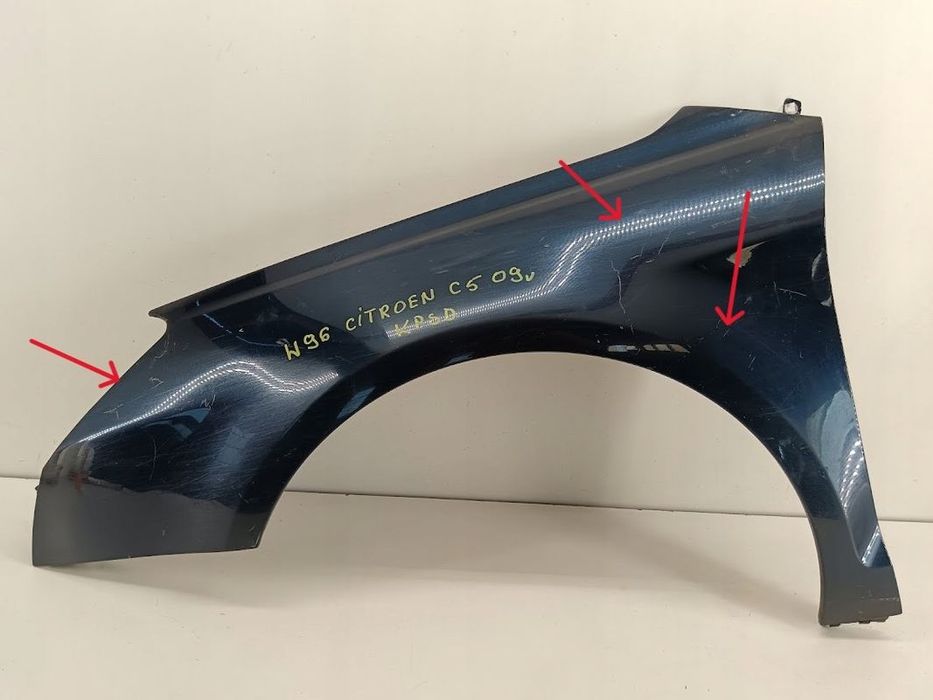 Błotnik Lewy Przód Przedni Citroen C5 Iii X7/08-17 Kpsd