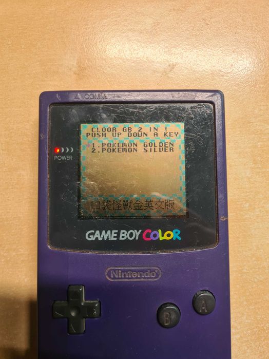 Gameboy Color plus Pokemon Gold Silver 2 in 1