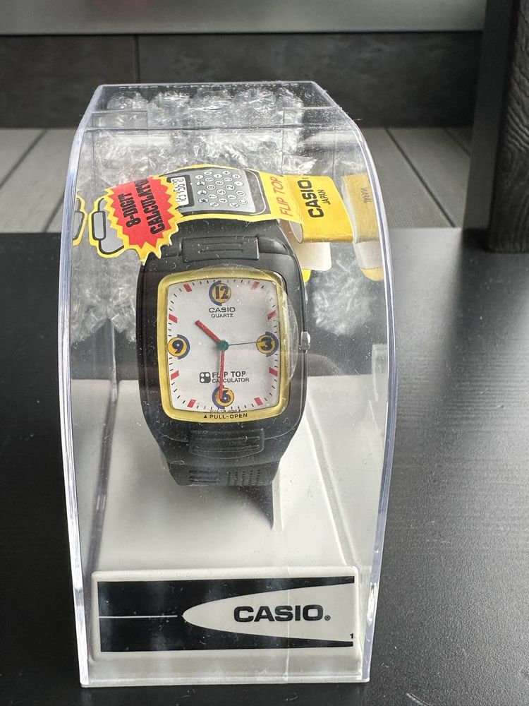 Zegarek 1992 NOS CASIO FTP-11 FLIP TOP KALKULATOR limitowana  edycja