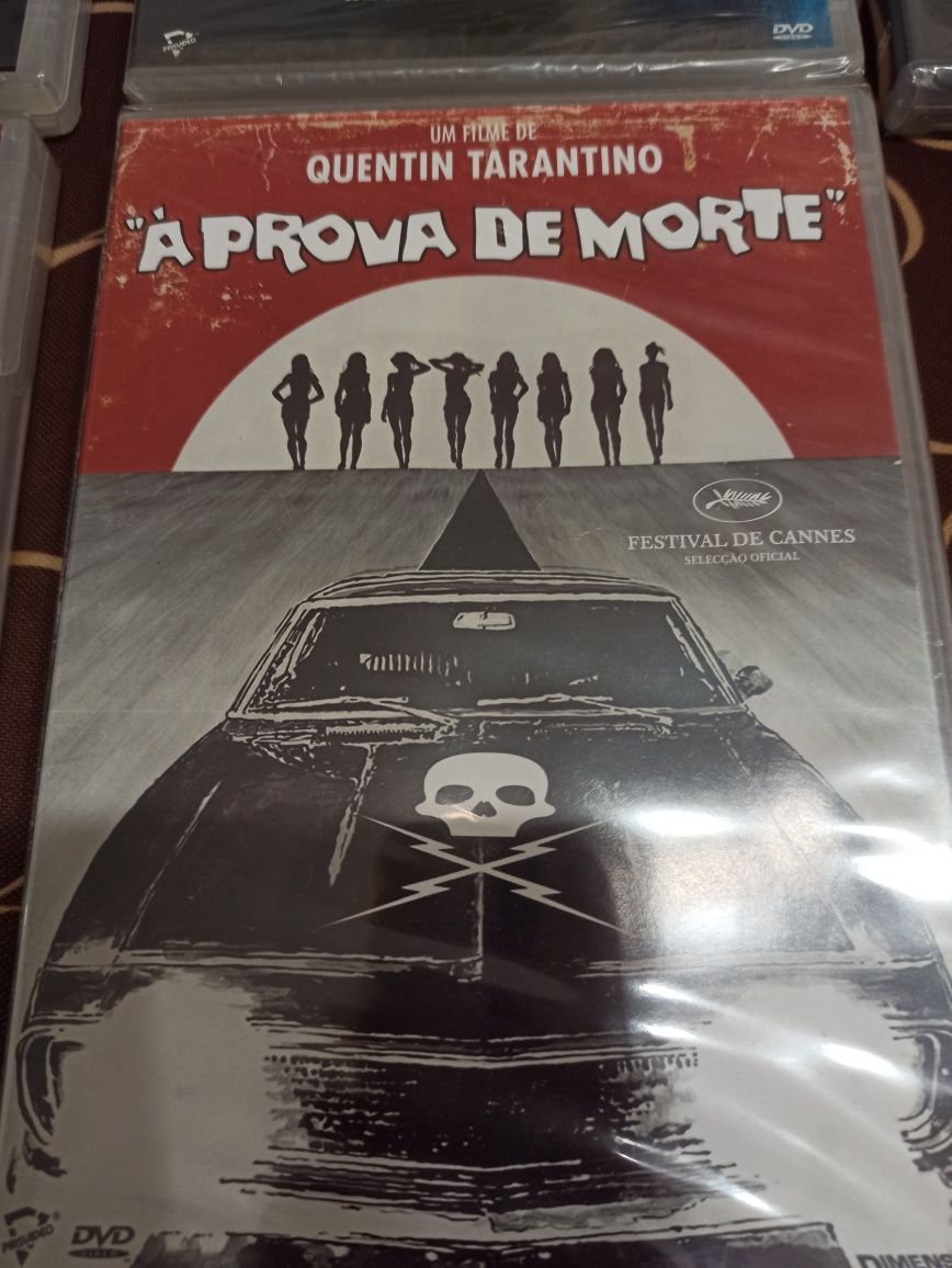 DVDs de filmes novos embalados