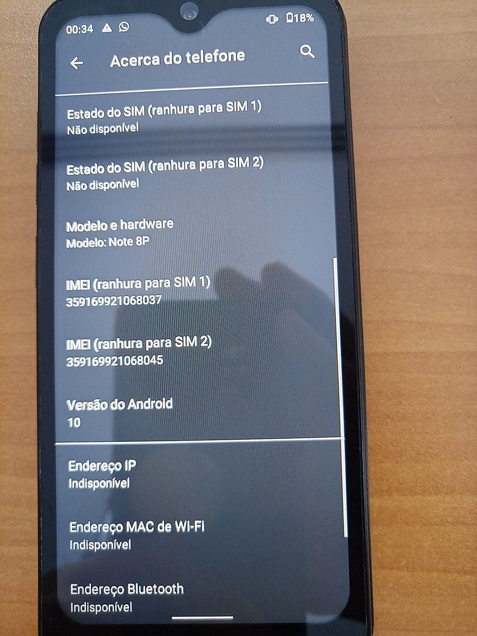 Smartphone Ulefone Note 8P