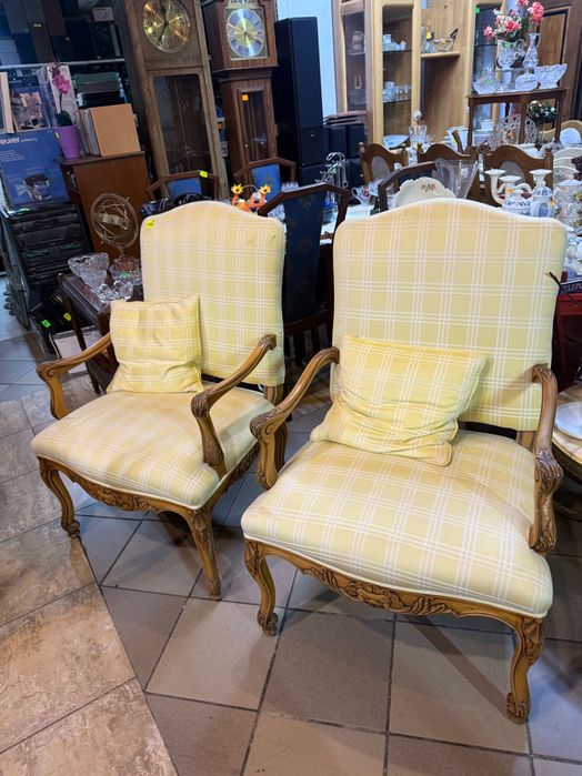 FOTELE STYLOWE LUDWIK Francuskie | Dwie sztuki cudnych foteli DOWÓZ