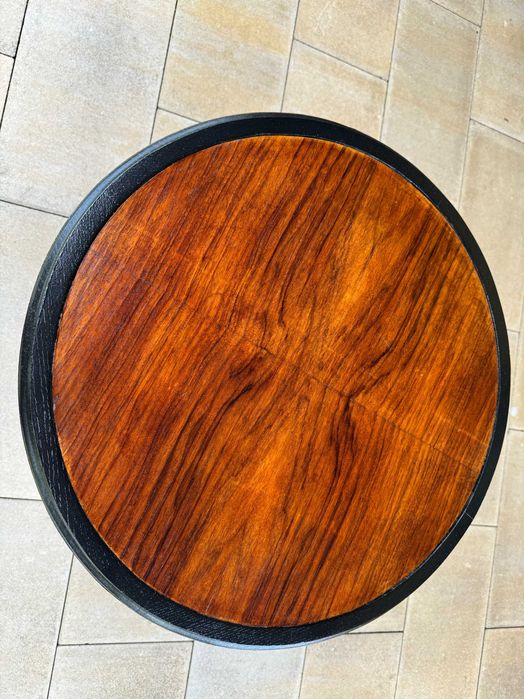 stolik kawowy mały intarsja stoliczek ława okrągły stół