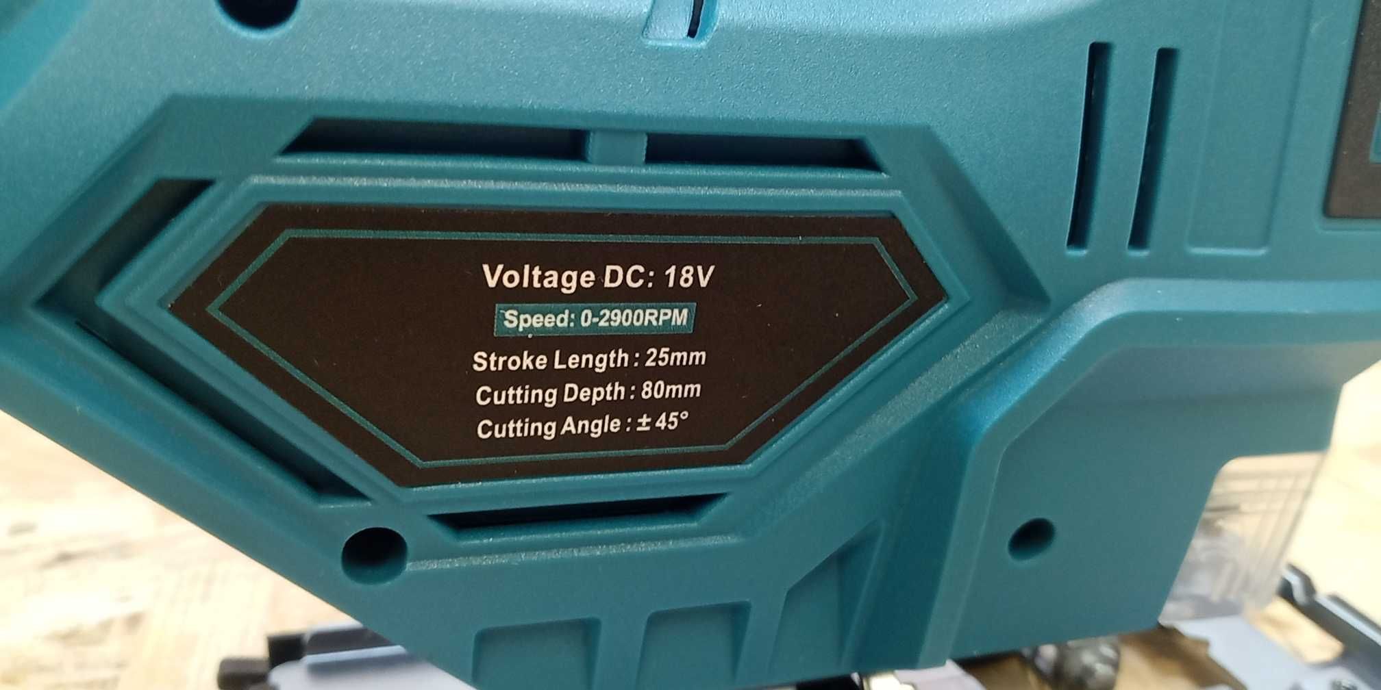 Wyrzynarka Akumulatorowa Ecarke 750W do akumulatorów 18 v makita