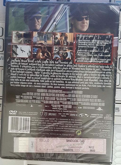Filme em DVD: Bandidos (2001) Bandits - NOVO! SELADO!
