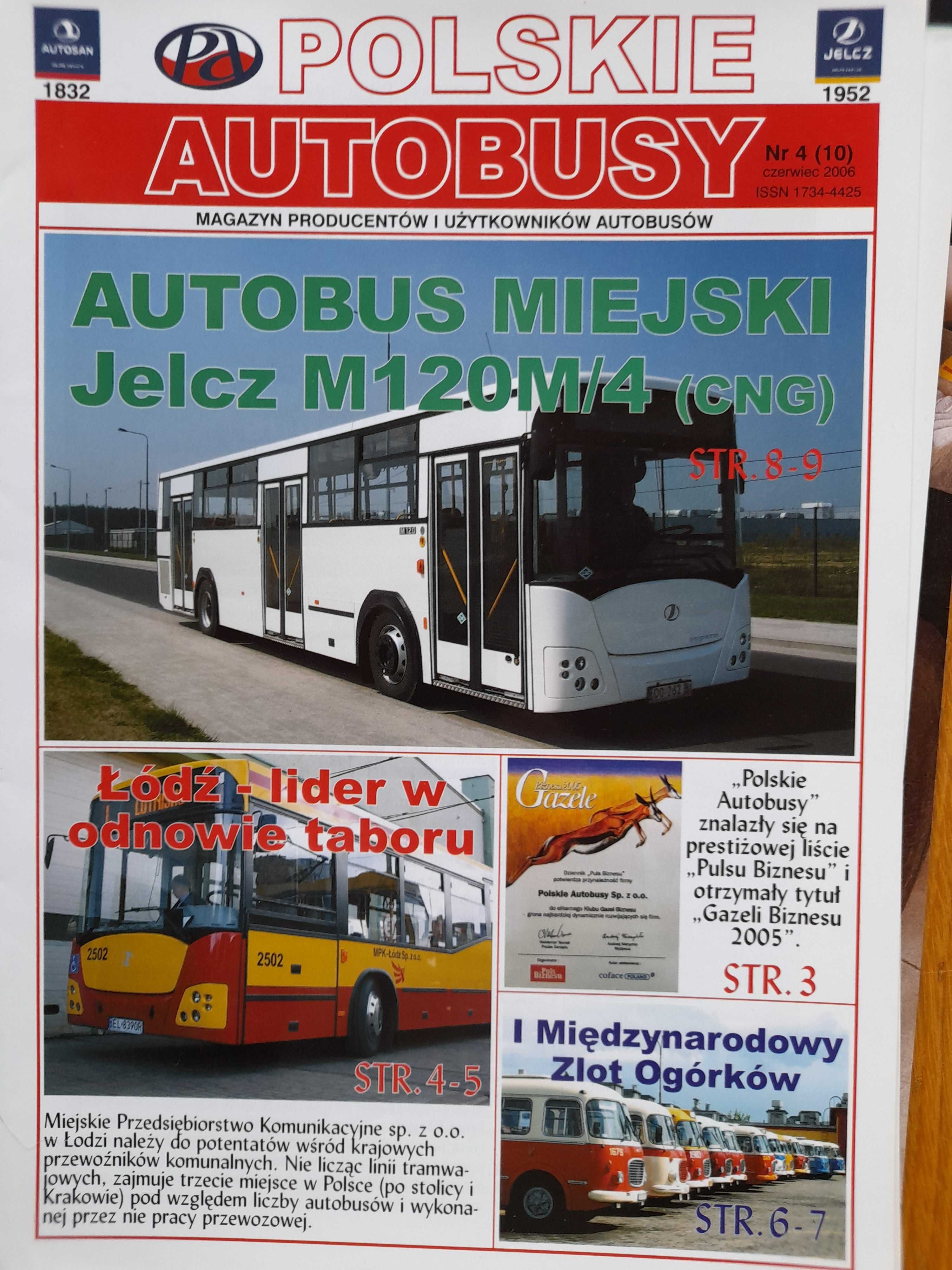 JELCZ, AUTOSAN magazyn Polskie autobusy wydanie czerwiec 2008