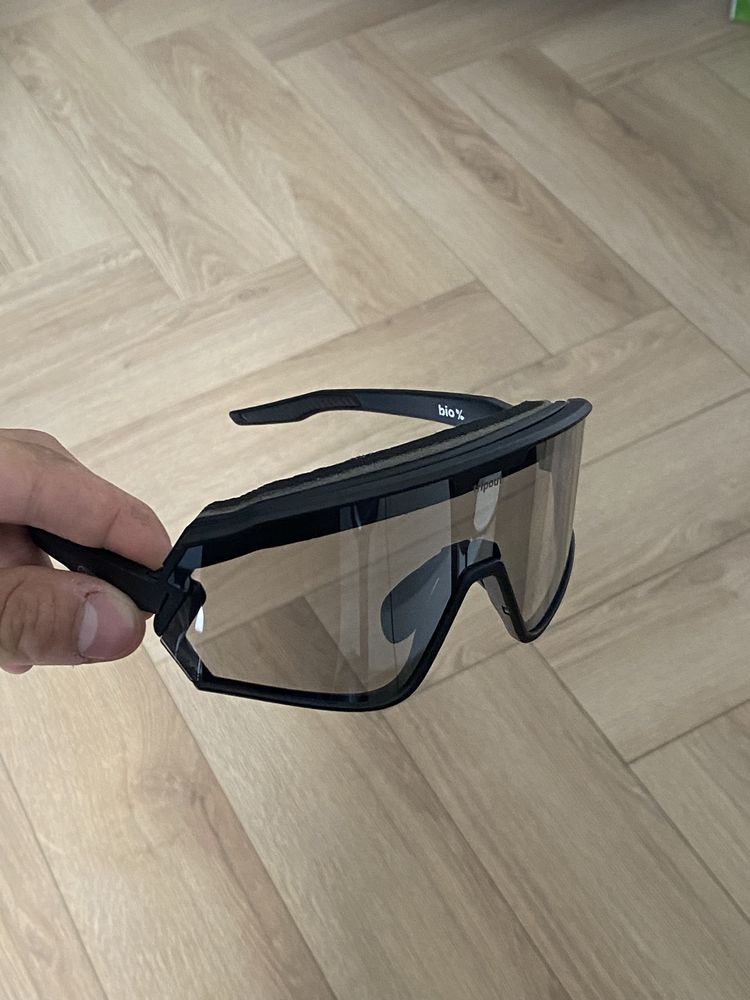 Okulary tripout infinity czarne szare magnetyczne