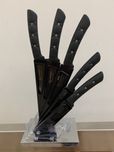 Zestaw noży noże z cyrkoniami nowoczesne powłoka ceramiczna