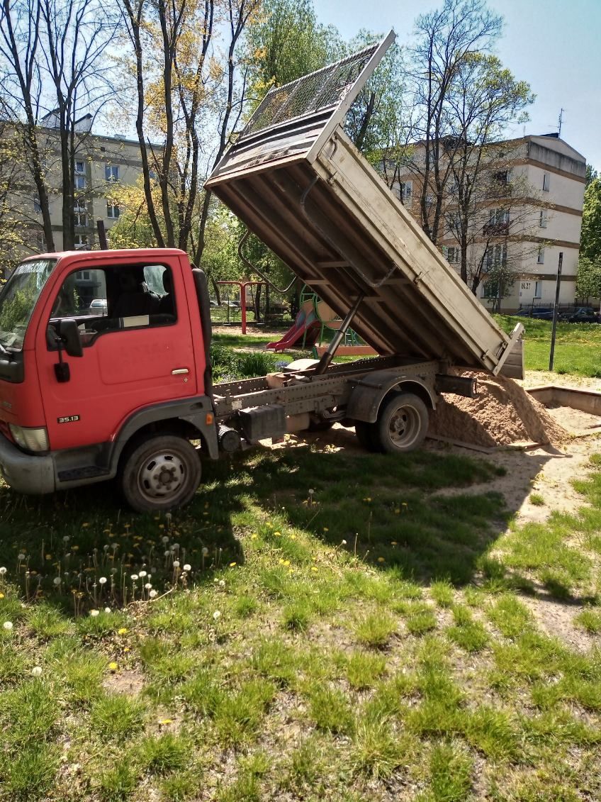 Piasek siany, żwir, kruszywo