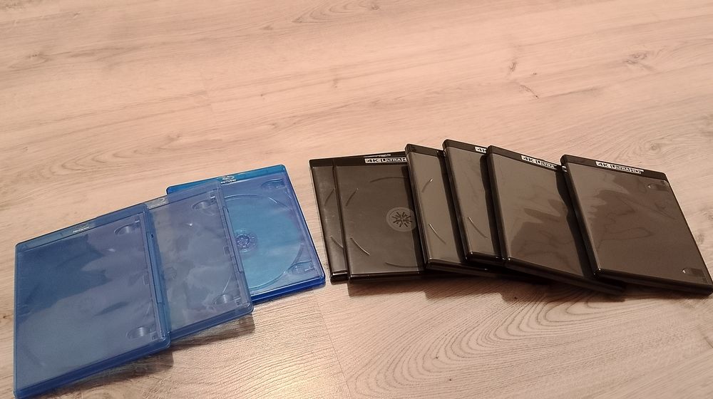 Pudełko blu ray i 4k uhd