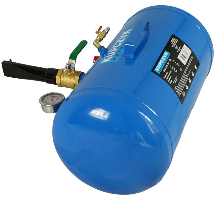 Inflator zbiornik ciśnieniowy uderzeniowe pompowanie 38l Kupczyk