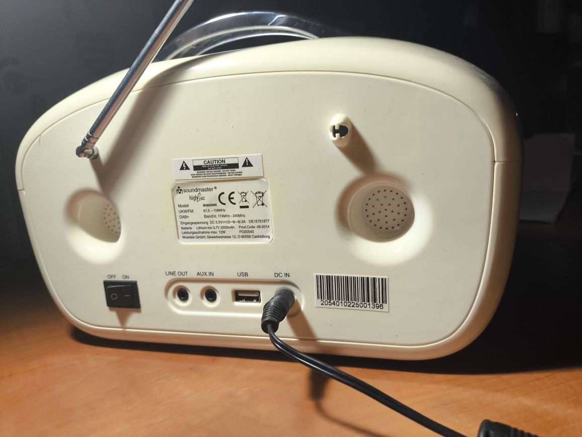 Soundmaster Highline IR 4000 Dąb/Dab+Internetowe Radio AUX Usb