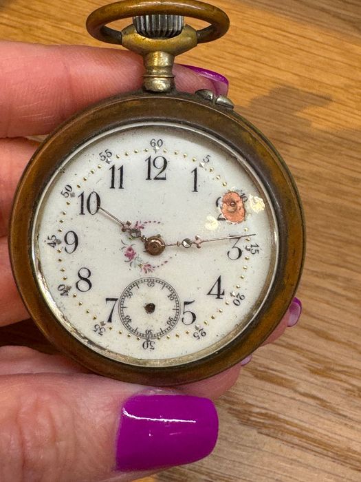 Zegarek kieszonkowy Remontoir 6 Rubis – ok. 1900 r., do renowacji