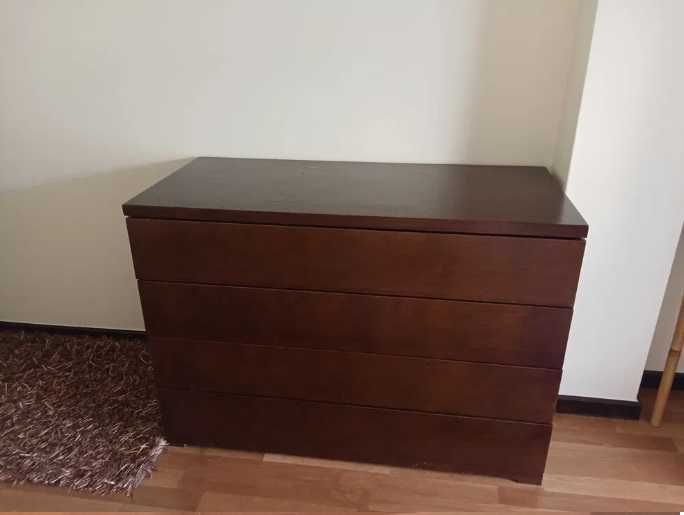 mobília de quarto completa em wengué