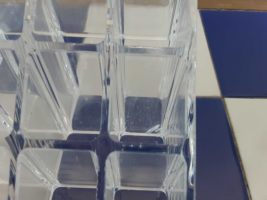 Organizador de Maquilhagem/Escritório em Acrílico