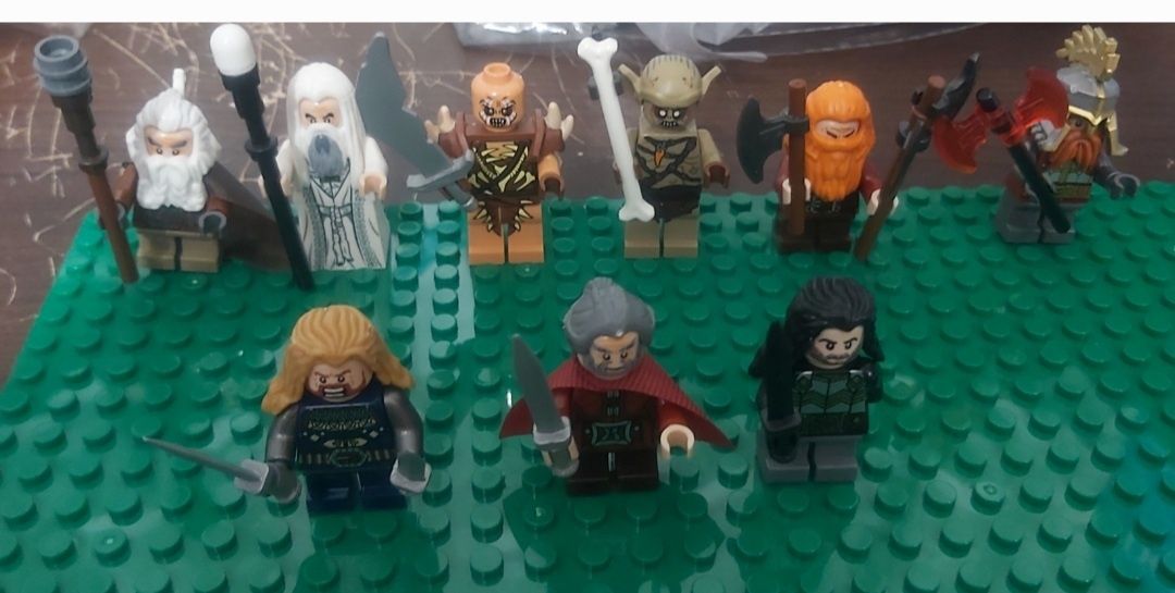 Figurki klocki lotr władca pierścieni hobbit 23szt kom.z lego