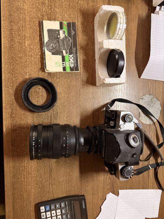 Фотоапарат КИЕВ-60 TTL.объектив Калейнар 3Б 150 мм f/2.8