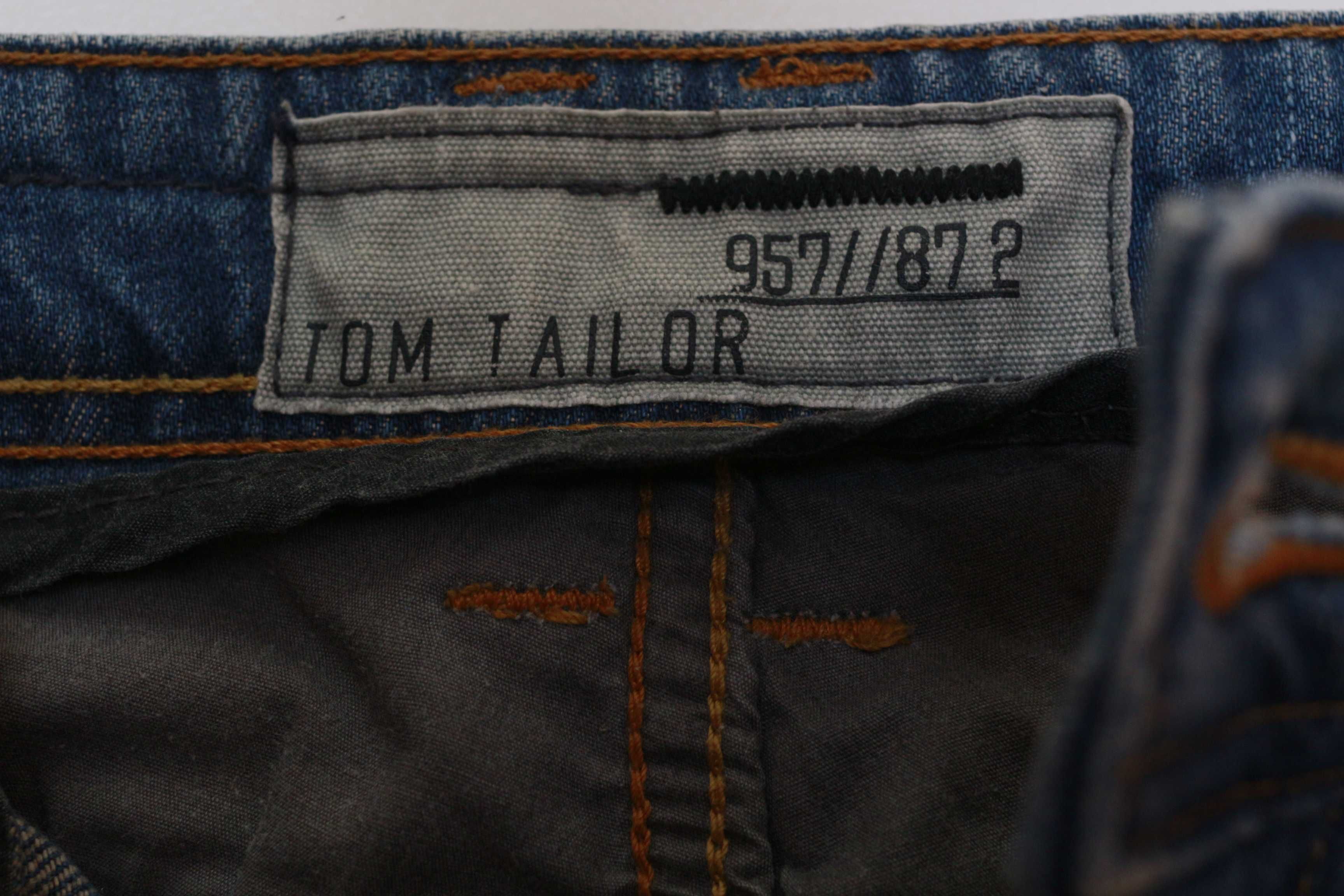 Tom Tailor Jeans szer 45cm dług 104cm jeans spodnie indygo denim