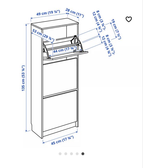 Sapateira BISSA IKEA