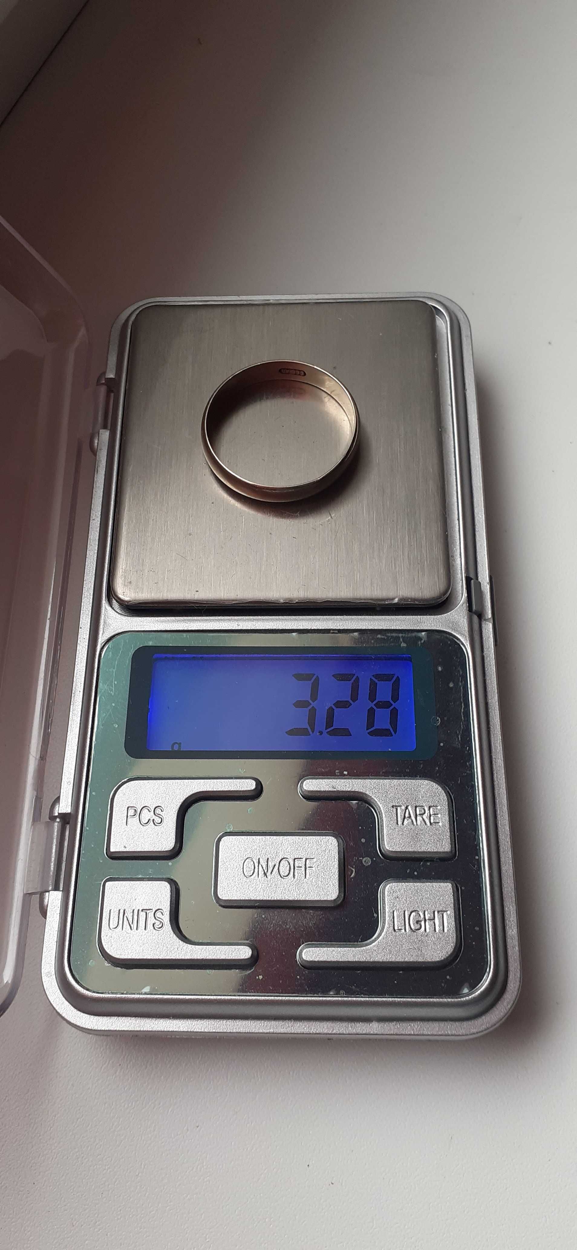 Sygnet-obrączka złoto 333 sygnowane rozm. 22,5 mm