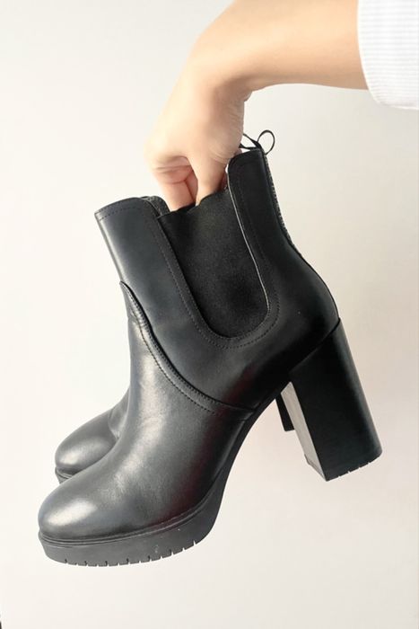 Skórzane botki Liu Jo