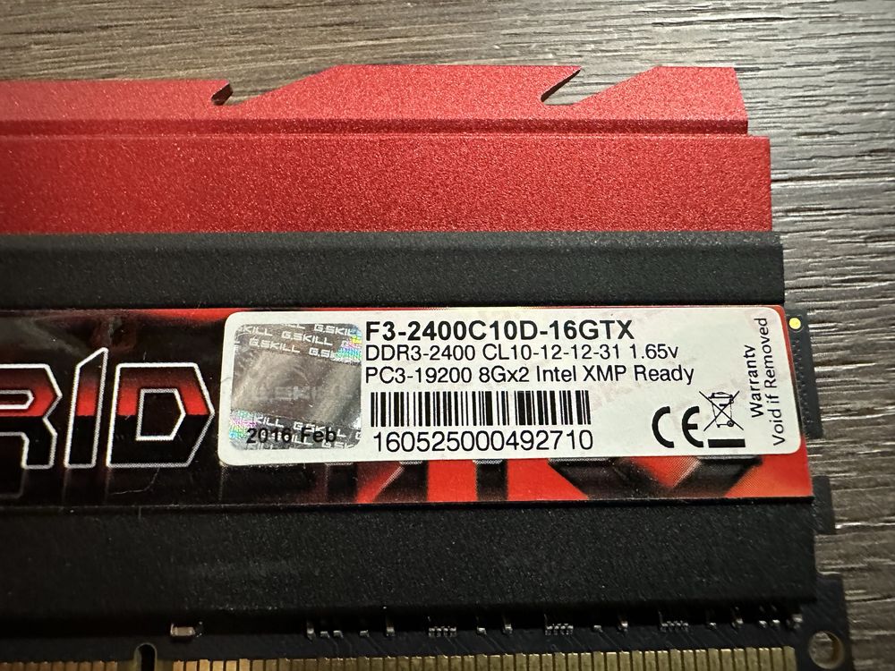 Pamiec RAM DDR3 2400 2x8Gb TridentX