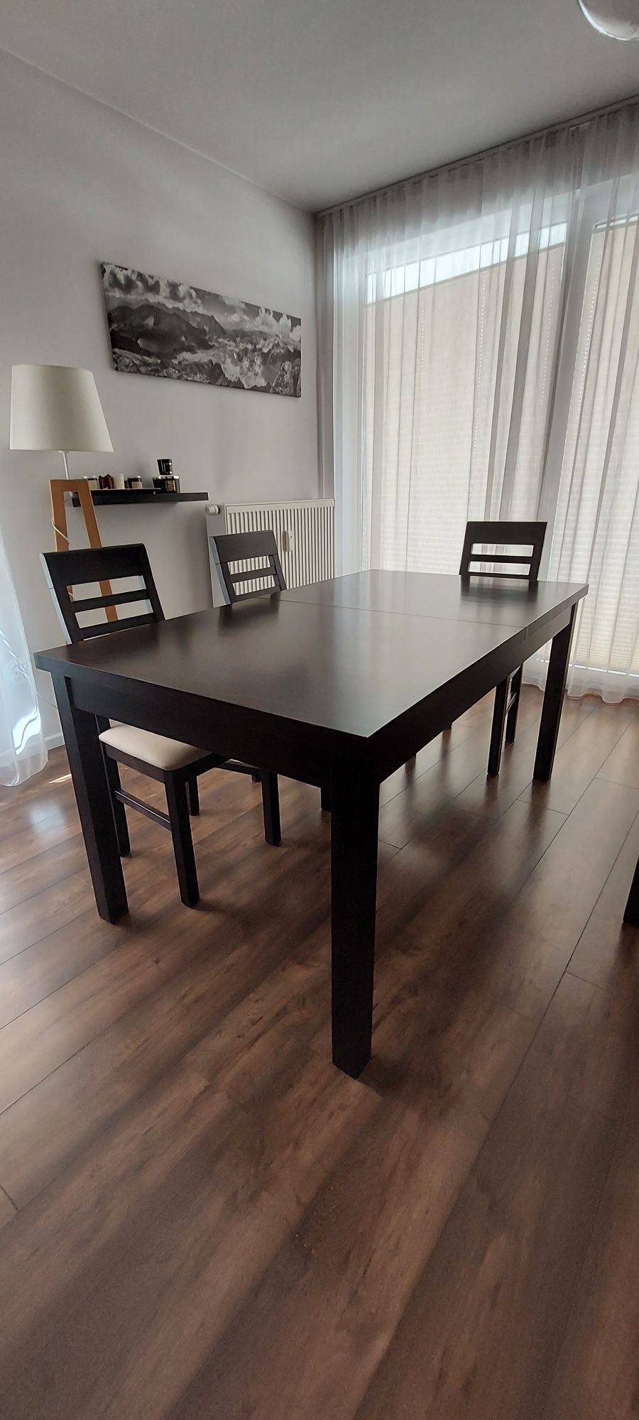 Duży Stół z litego drewna bukowego 160/240
