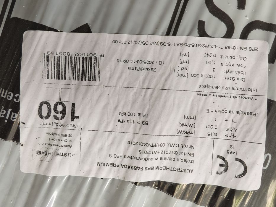 Styropian Austrotherm fassada premium grafit 0,031 16cm