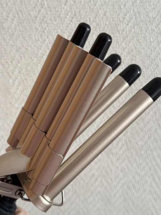 Плойка хвиля на 5 хвиль geemy gm-2933 велика плойка для волосся