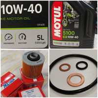 Motul 10w40 5100 filtr oleju tdm 850 tdm 900 xtz 750