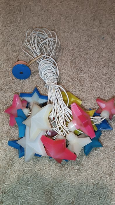 Гірлянда новорічна зірочки часів СССР