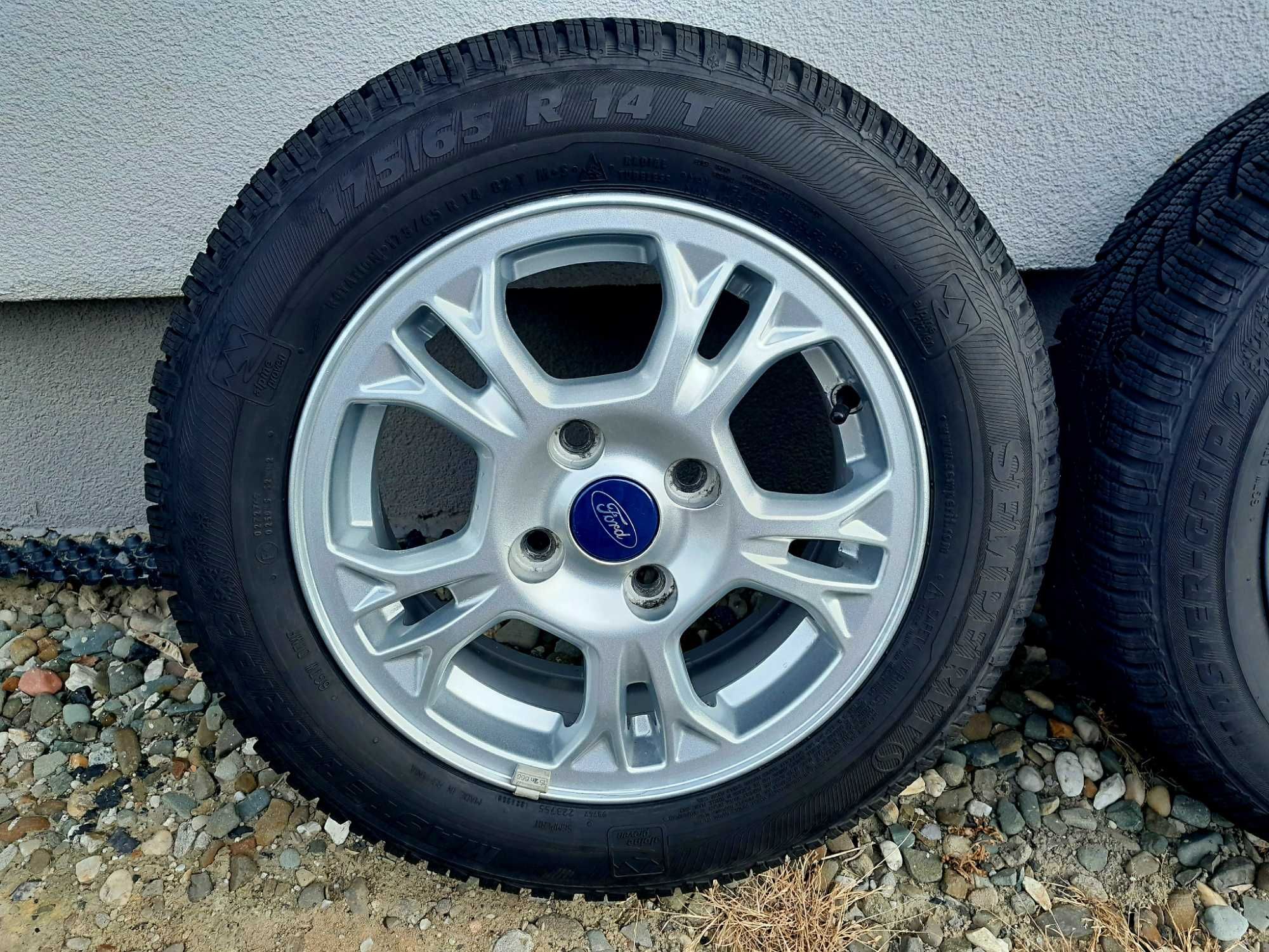 Felgi Ford Fiesta MK7 14" cali 4x108 ET 37.5 opony zimowe 175/65 R14