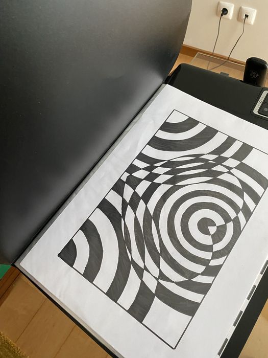 Pastas e Mala para trabalhos A3 e pinceis novos