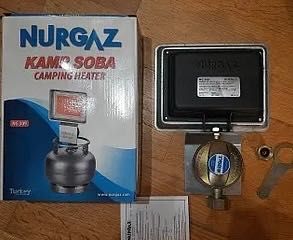 Газовый инфракрасный  обогреватель Nurgaz 309 с редуктором новый
